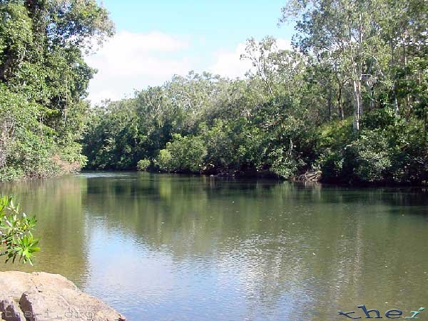 Swimming hole, Lion’s Den Hotel