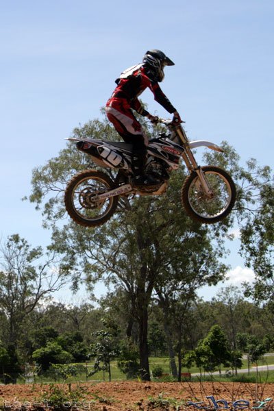 Bike in air