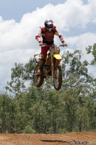 Bike in air