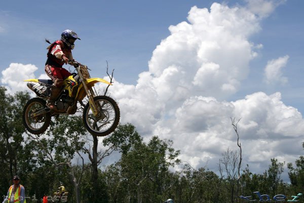 Bike in air