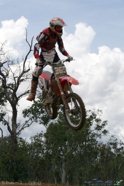 Bike in air