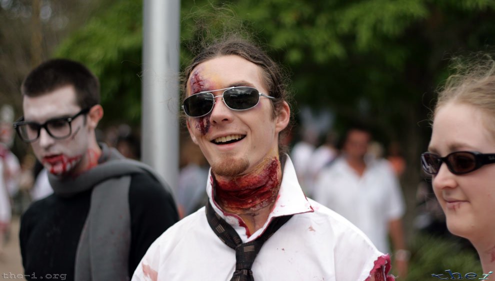 Zombie with Neck Wound