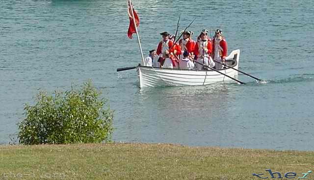 Reenactment of Cook’s landing