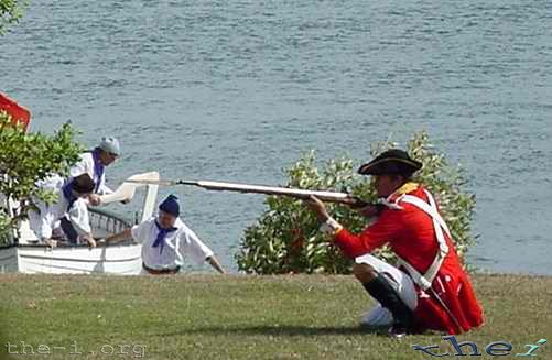 Reenactment of Cook’s landing