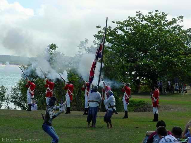 Reenactment of Cook’s landing