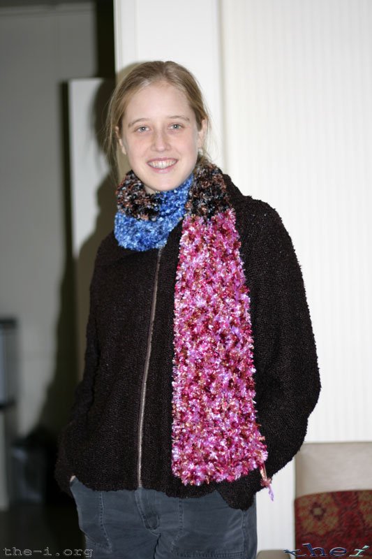 Bronwen and scarf