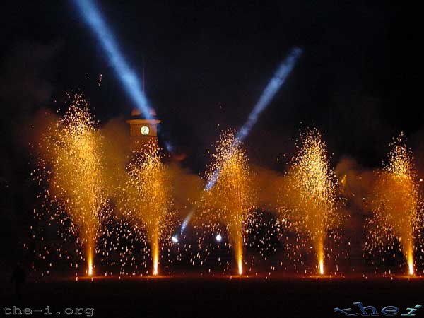 Earth fought back valiantly Fireworks