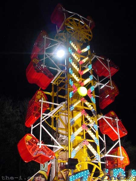 A crazy sideshow alley ride Ride